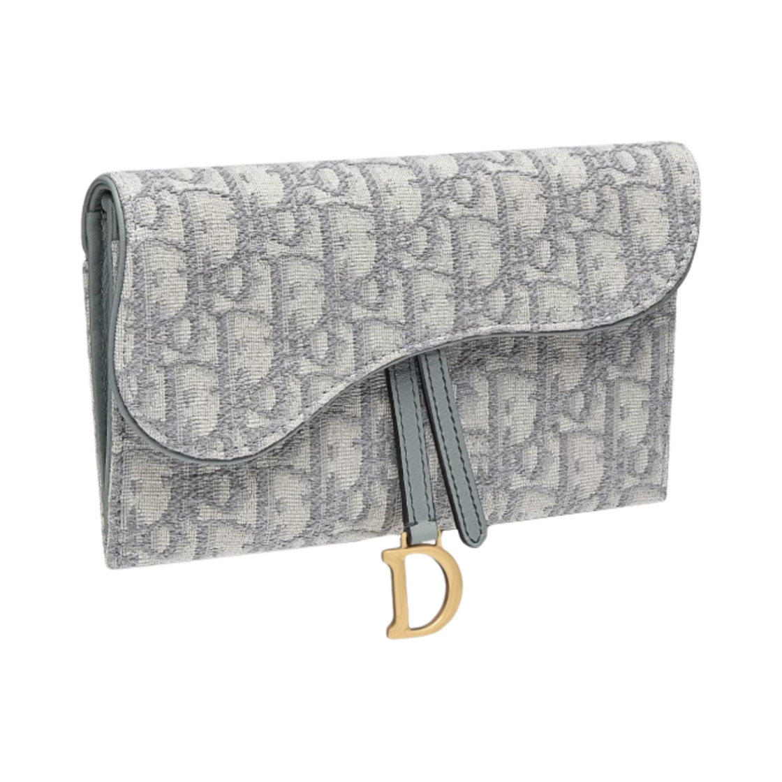 디올 새들 장지갑 그레이 디올 오블리크 자카드(Dior Saddle Wallet Grey Dior Oblique Jacquard) - 2