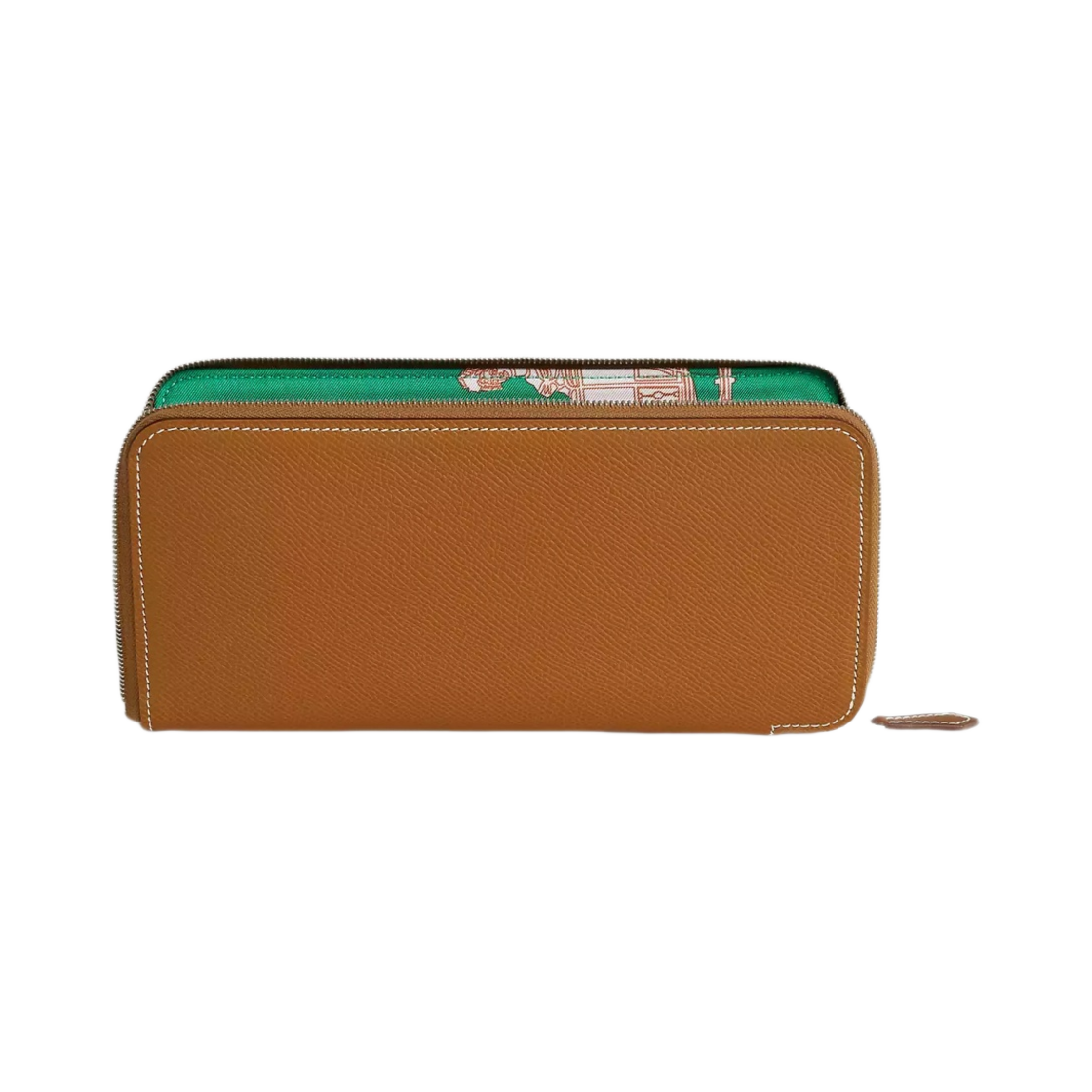 에르메스 실크인 클래식 장지갑 앱송 바레니아 & 팔라듐 하드웨어 골드 멍뜨 모브 빨(Hermes Silk'In Classic Long Wallet Epsom Barenia & Palladium Gold Menthe Mauve Pale) - 1