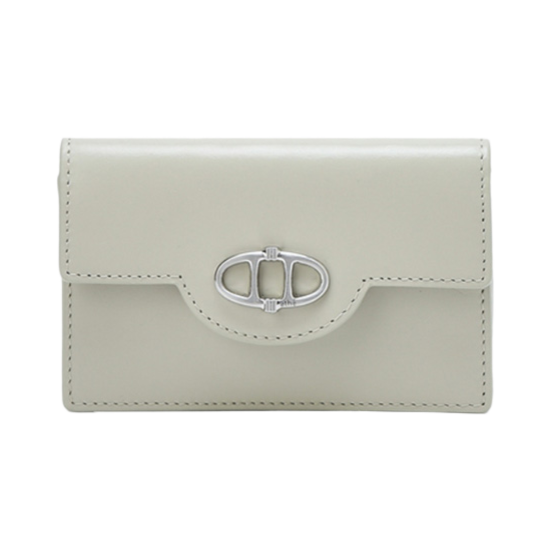 아떼바네사브루노 보딸라또 레더 명함 카드지갑 라이트카키