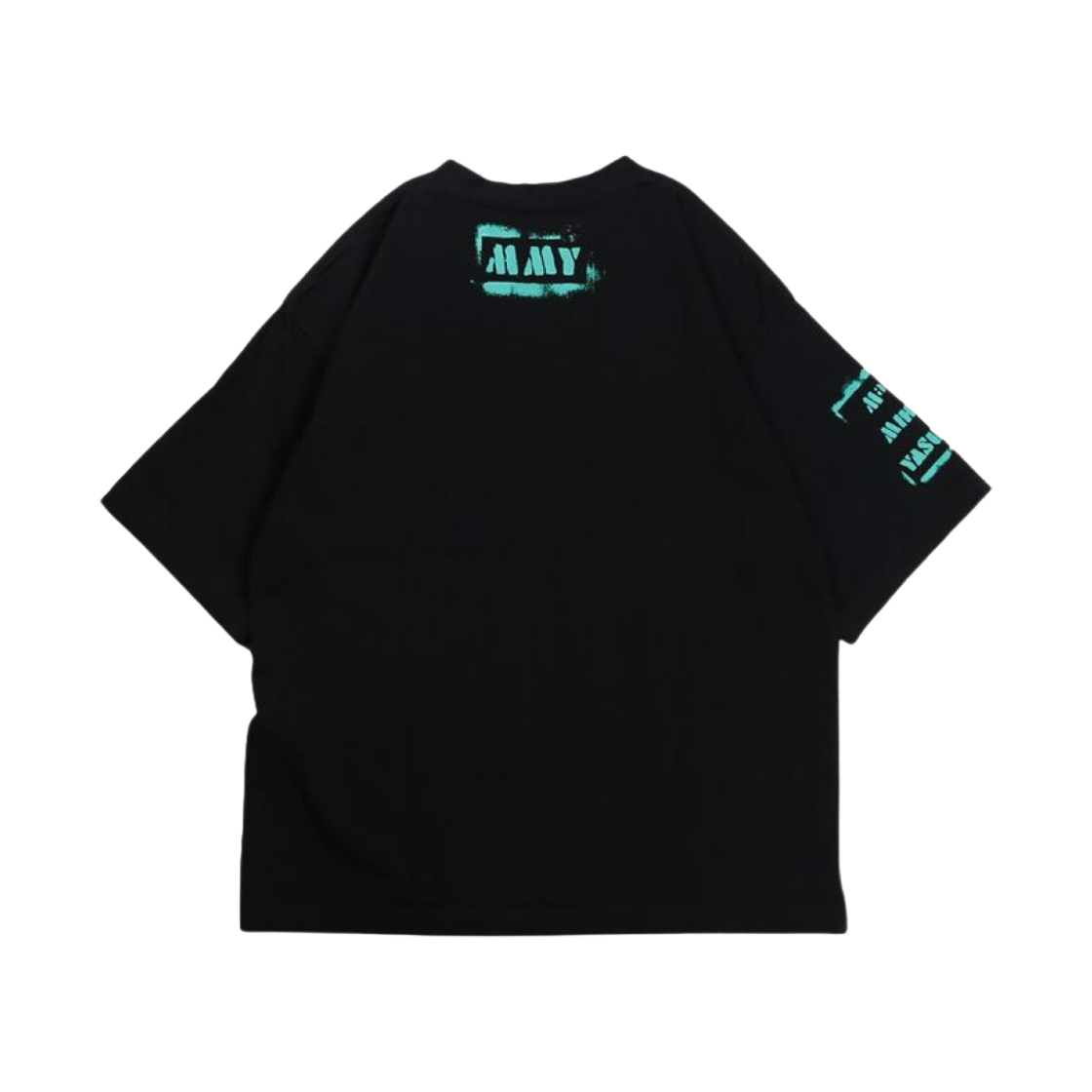 메종 미하라 야스히로 x 챔피온 프린티드 티셔츠 블랙(Maison Mihara Yasuhiro x Champion Printed T-Shirt Black) - 2