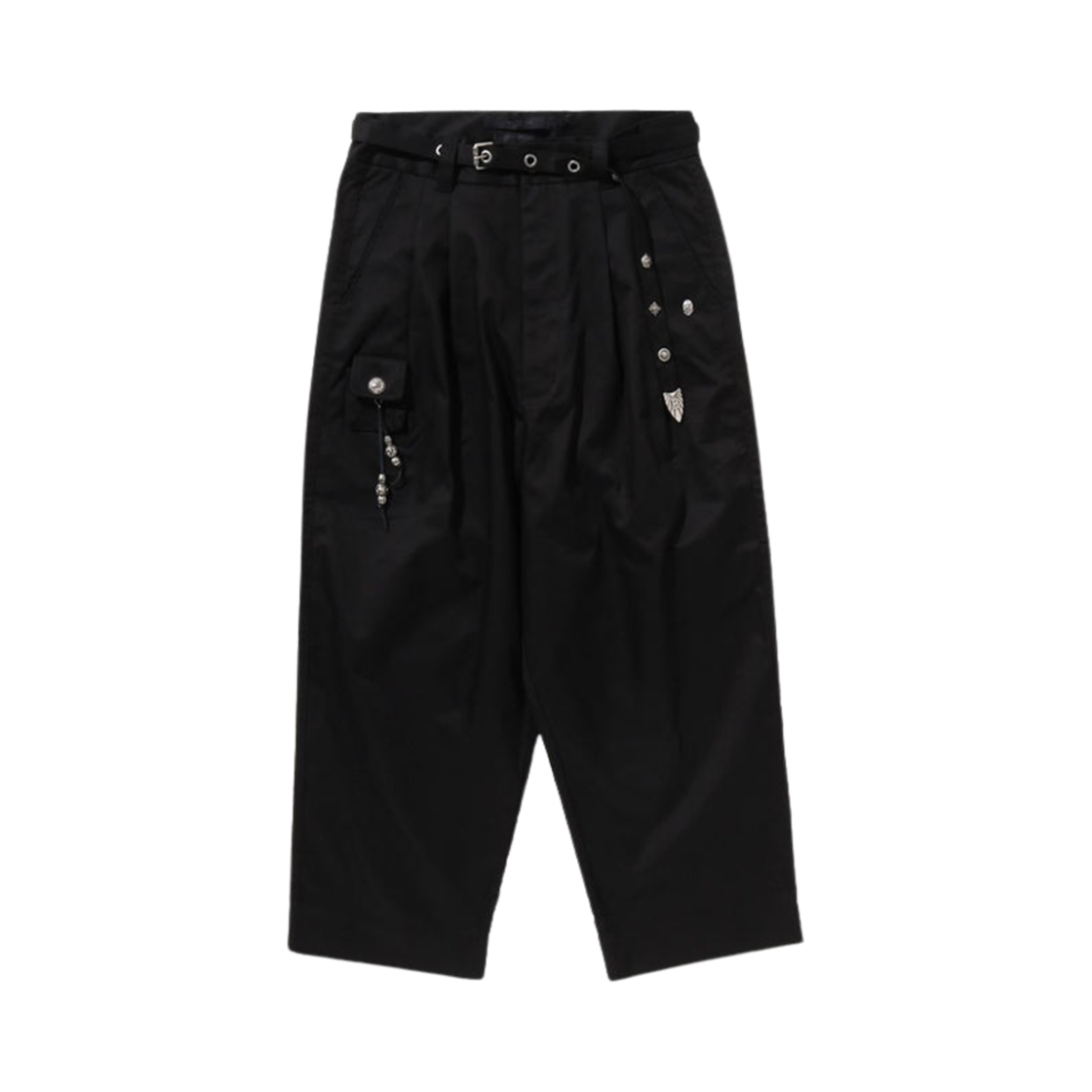 베이프 블랙 벨티드 에어팟 치노 팬츠 블랙 | BAPE | KREAM
