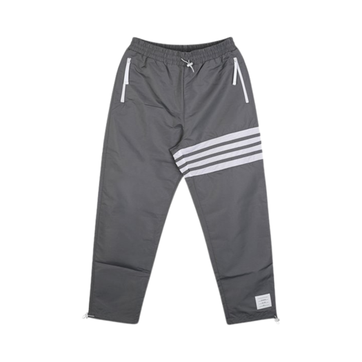 Thom Browne Ripstop Mesh 4-Bar Track Pants Medium Grey