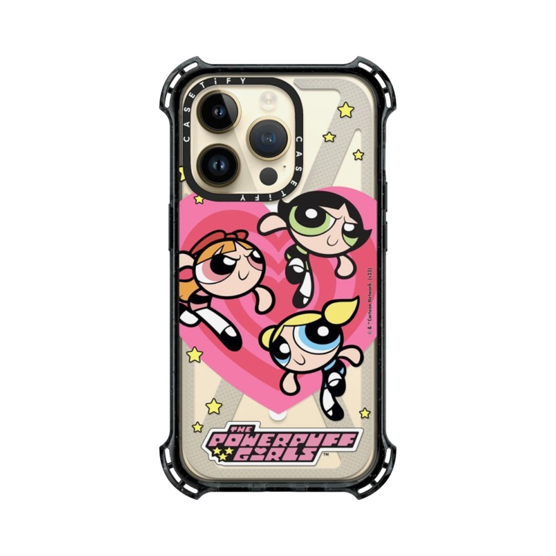 케이스티파이 x 파워퍼프걸 아이폰 하트 바운스 케이스 클리어 블랙(Casetify x The Powerpuff Girls iPhone Heart Bounce Case Clear Black) - 4