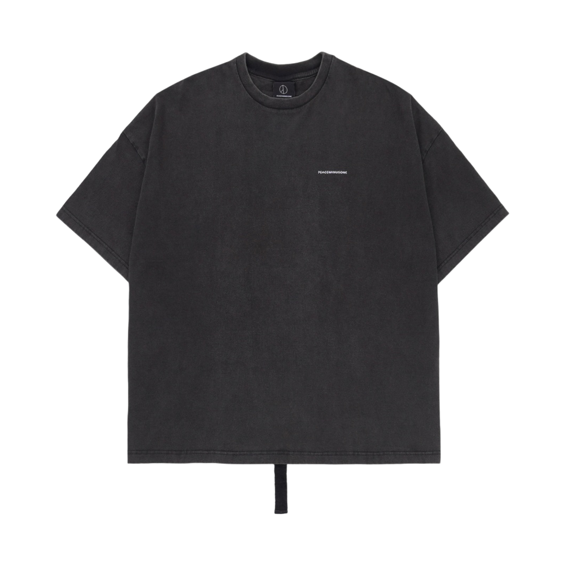 PMOTS010CG Peaceminusone Vintage T-Shirt #1 Charcoal Grey