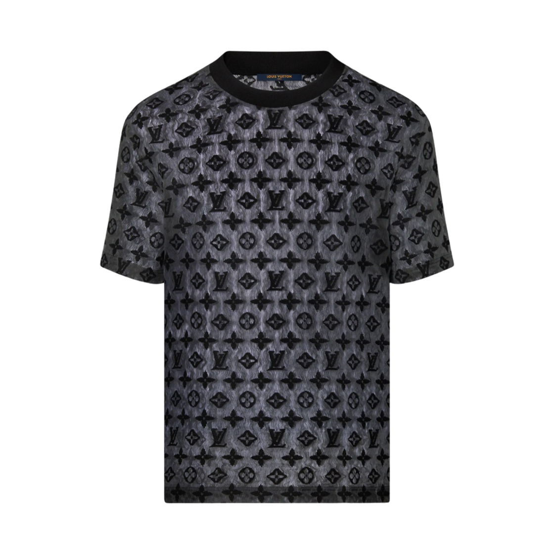 루이비통 LV 모노그램 티셔츠 블랙(Louis Vuitton LV Monogram T-Shirt Black) - 1
