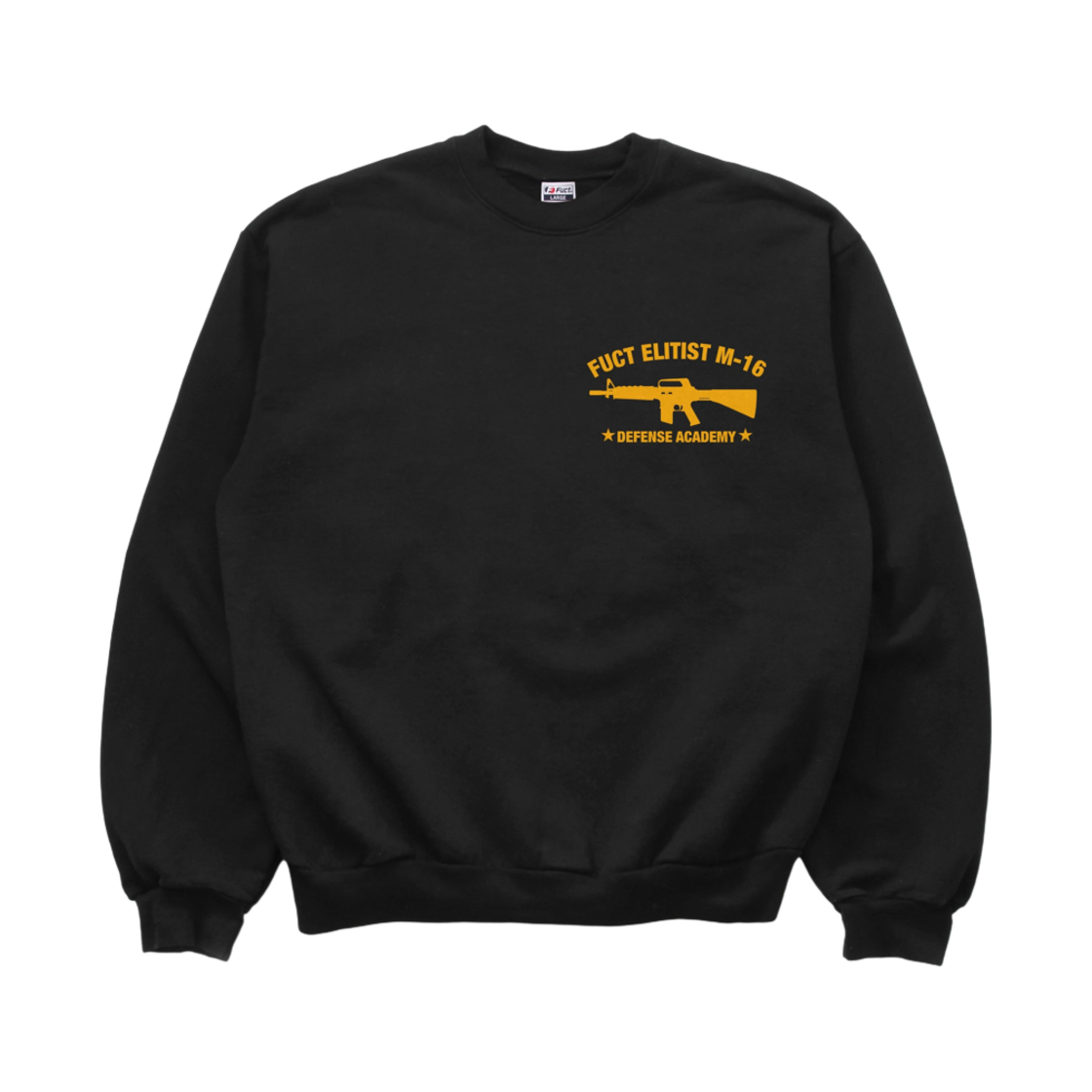 퍽트 엘리티스트 M-16 크루넥 블랙 - 24SS(Fuct Elitist M-16 Crewneck Black - 24SS)