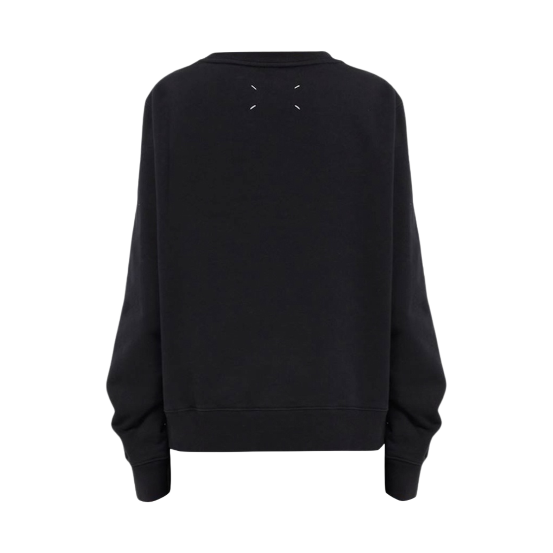 (W) 메종 마르지엘라 M 로고 자수 스웨트셔츠 블랙((W) Maison Margiela M Logo Embroidered Sweatshirt Black) - 2