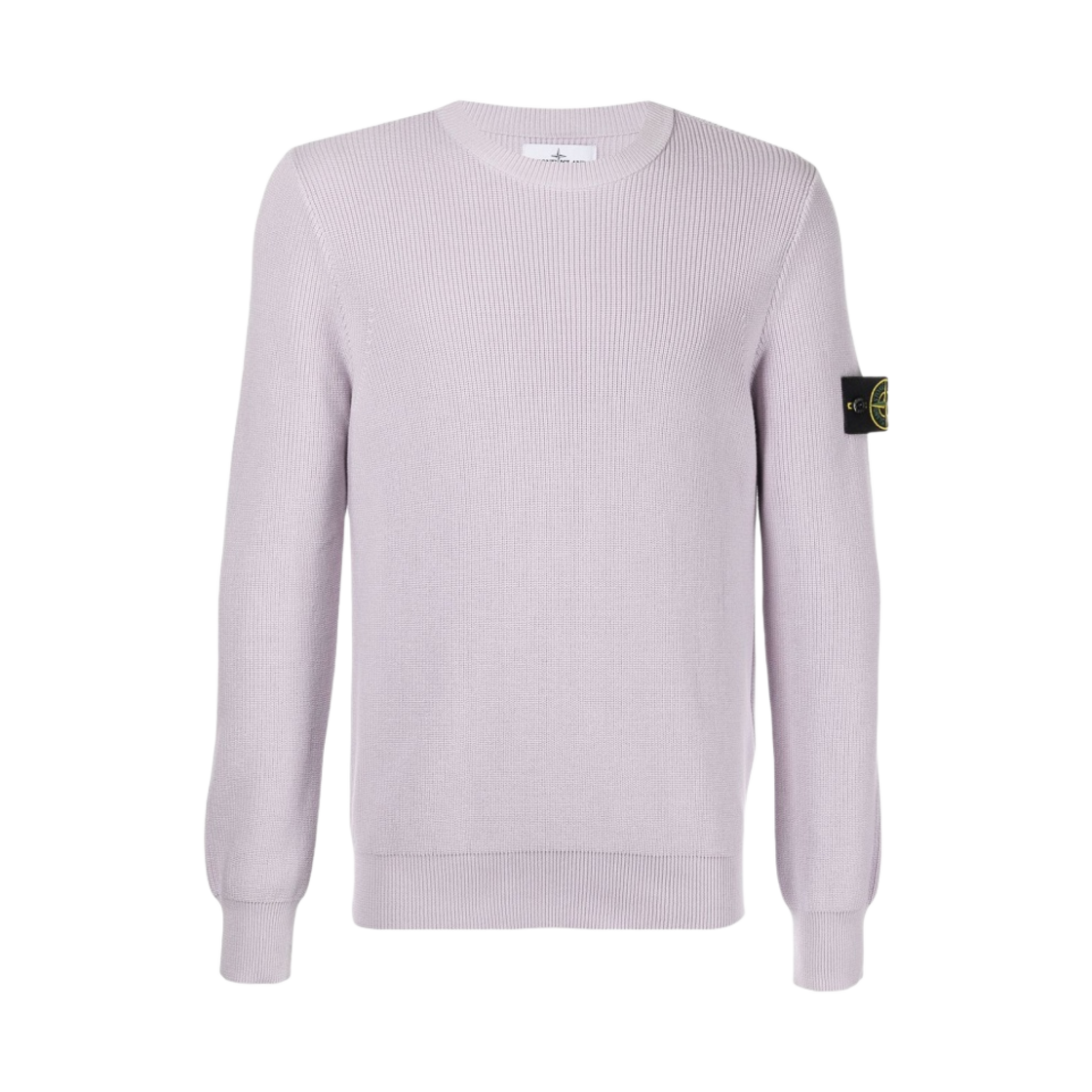 스톤 아일랜드 550D8 립드 소프트 코튼 크루넥 니트 로즈 핑크 - 22SS(Stone Island 550D8 Ribbed Soft Cotton Crewneck Knit Rose Pink - 22SS) - 1