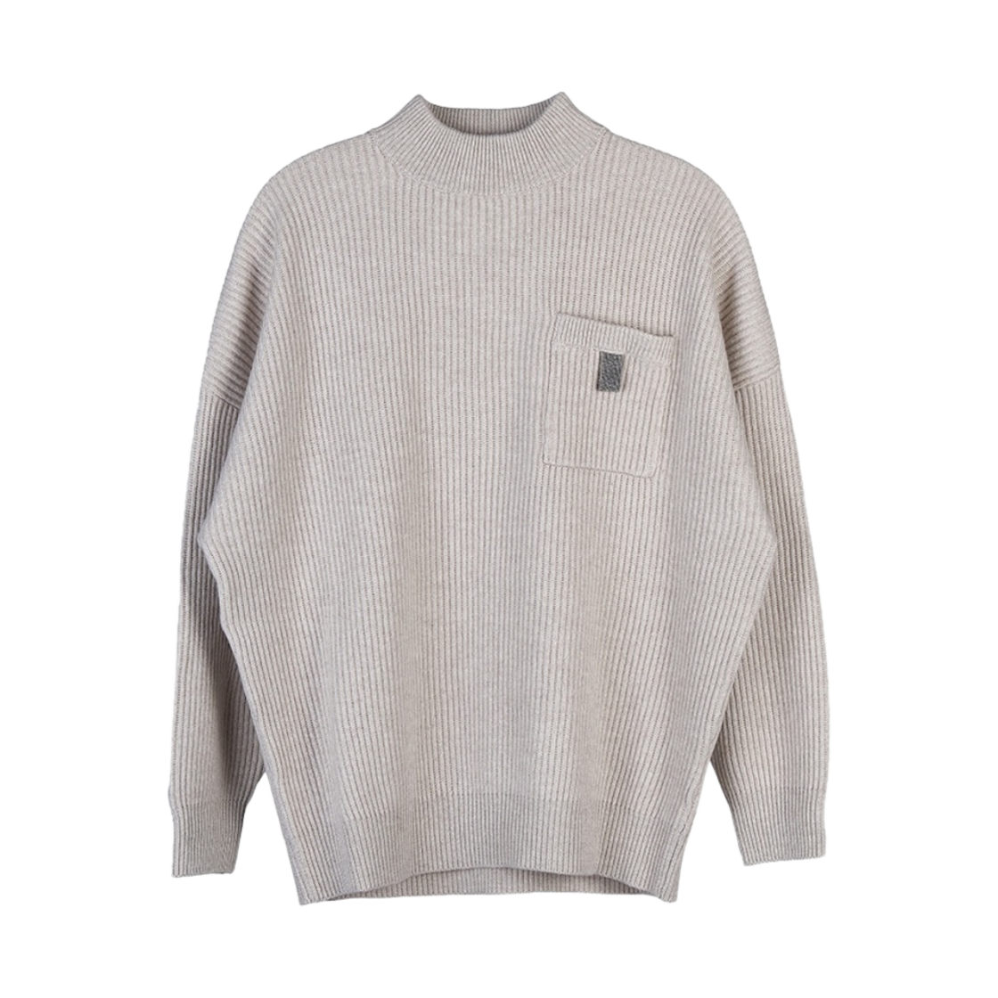 M12774104P-C9276 (W) Brunello Cucinelli Cashmere Knit Beige