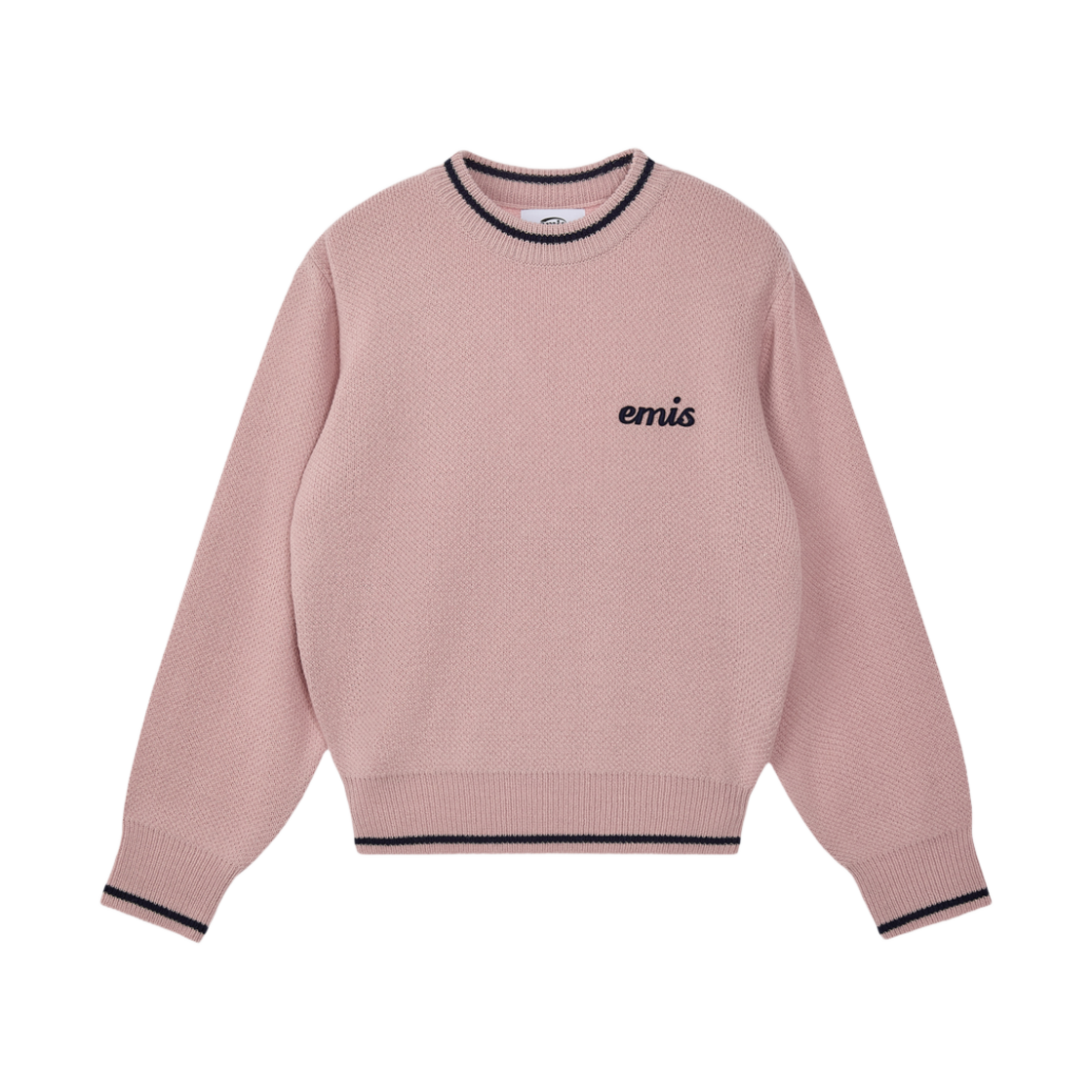 - Emis Applique Knit Pullover Pink