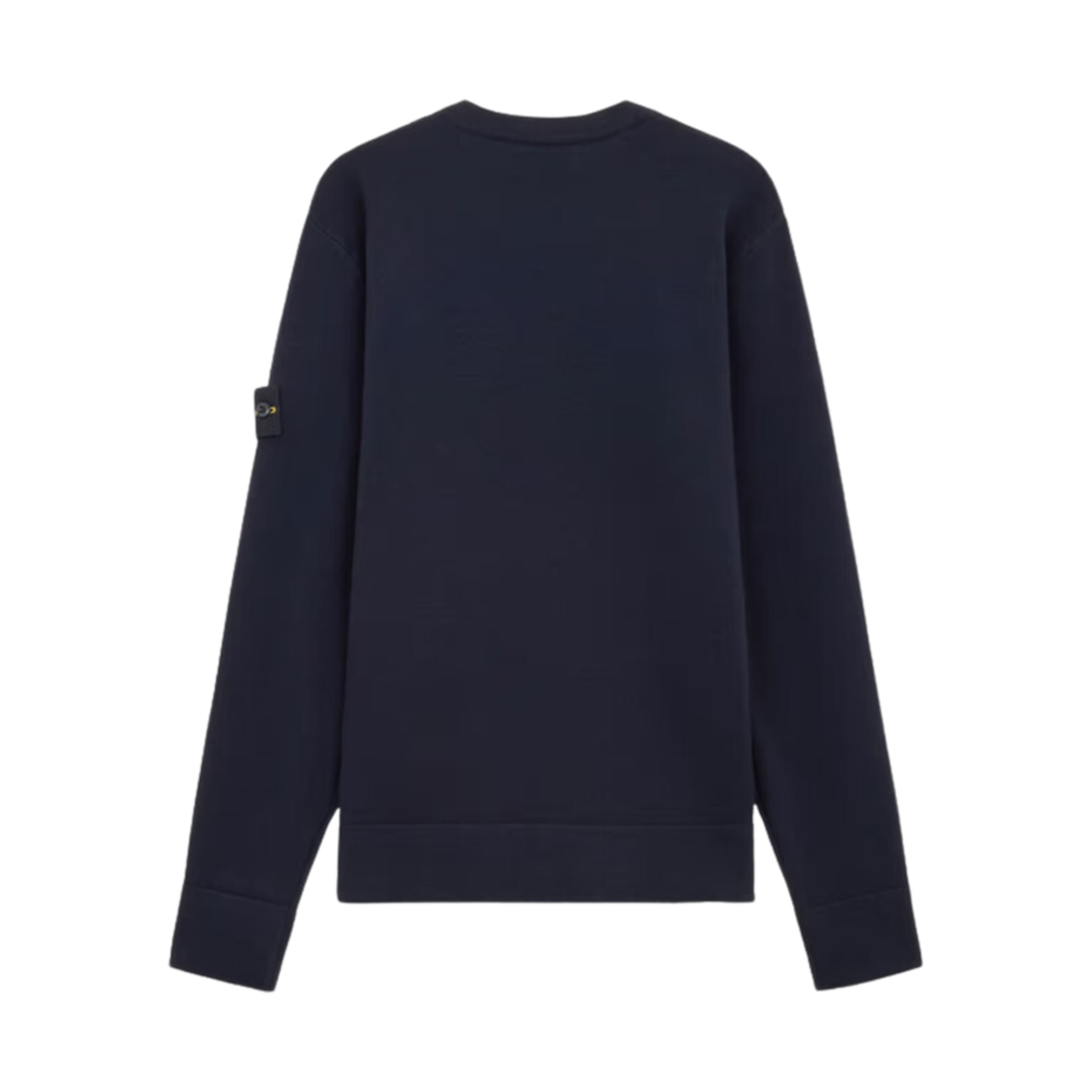 스톤 아일랜드 526A1 스트레치 RWS 울 크루넥 스웨터 위드 립드 디테일 네이비 블루 - 24FW(Stone Island 526A1 Stretch RWS Wool Crewneck Sweater with Ribbed Details Navy Blue - 24FW) - 2