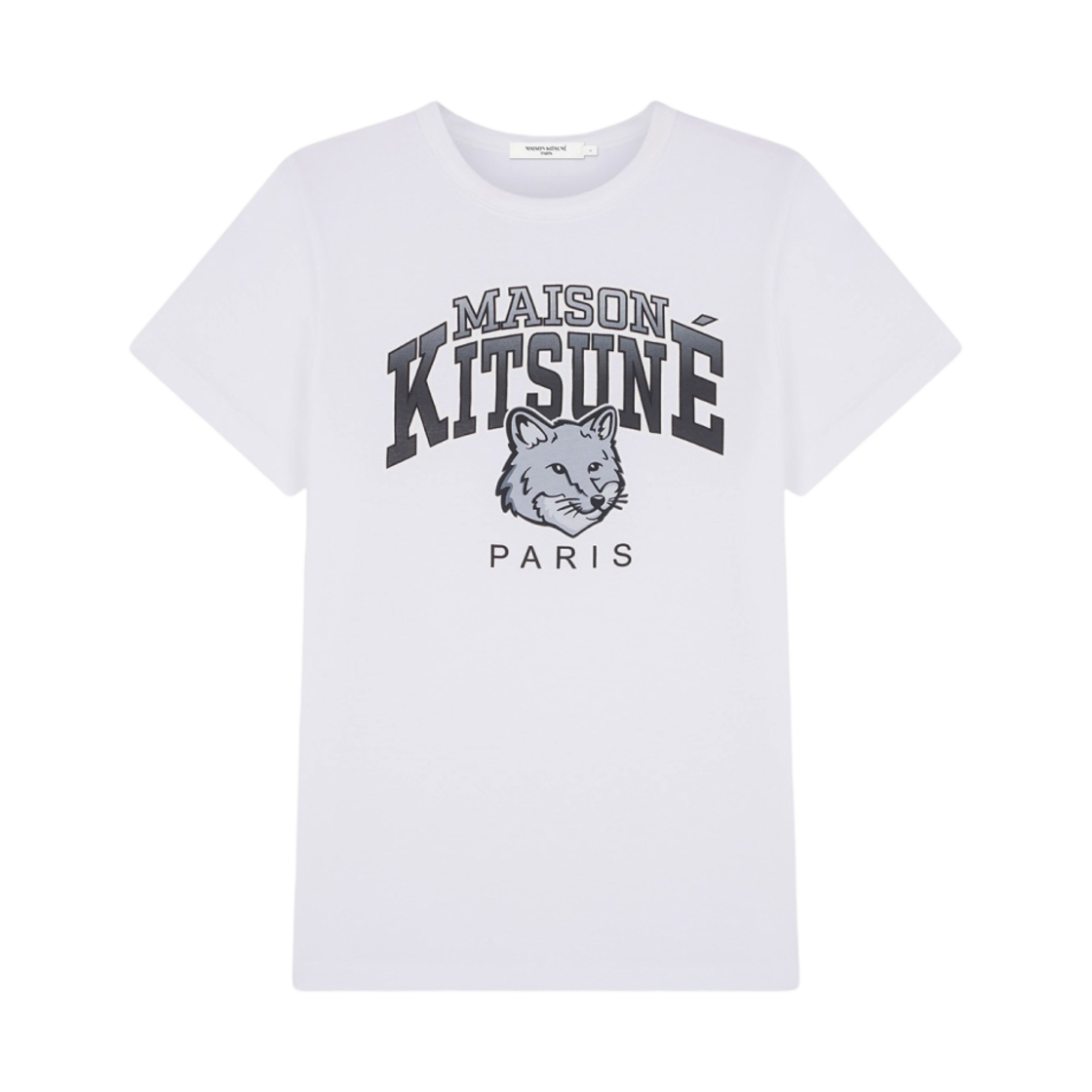 LW00104KJ0035-P100 (W) Maison Kitsune Campus Fox Classic T-Shirt White