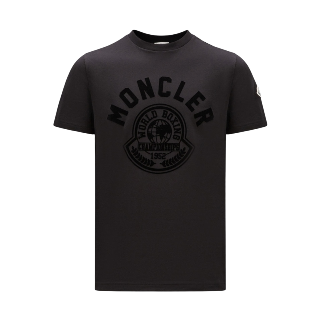 몽클레르 프린티드 모티프 티셔츠 블랙 - 23FW(Moncler Printed Motif T-Shirt Black - 23FW) - 1