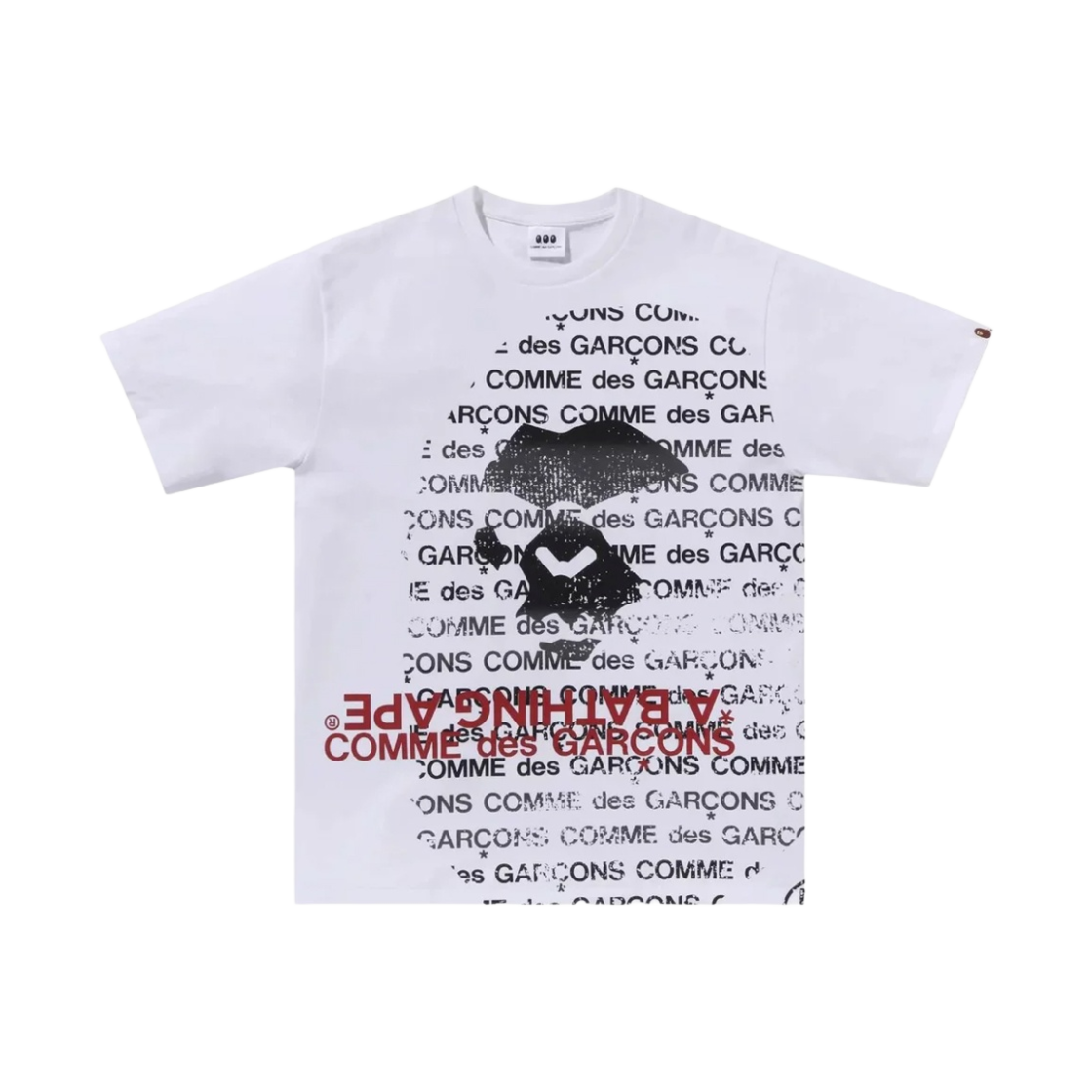 베이프 x 꼼데가르송 오사카 #2 티셔츠 화이트(BAPE x Comme des Garcons Osaka #2 T-Shirt White)