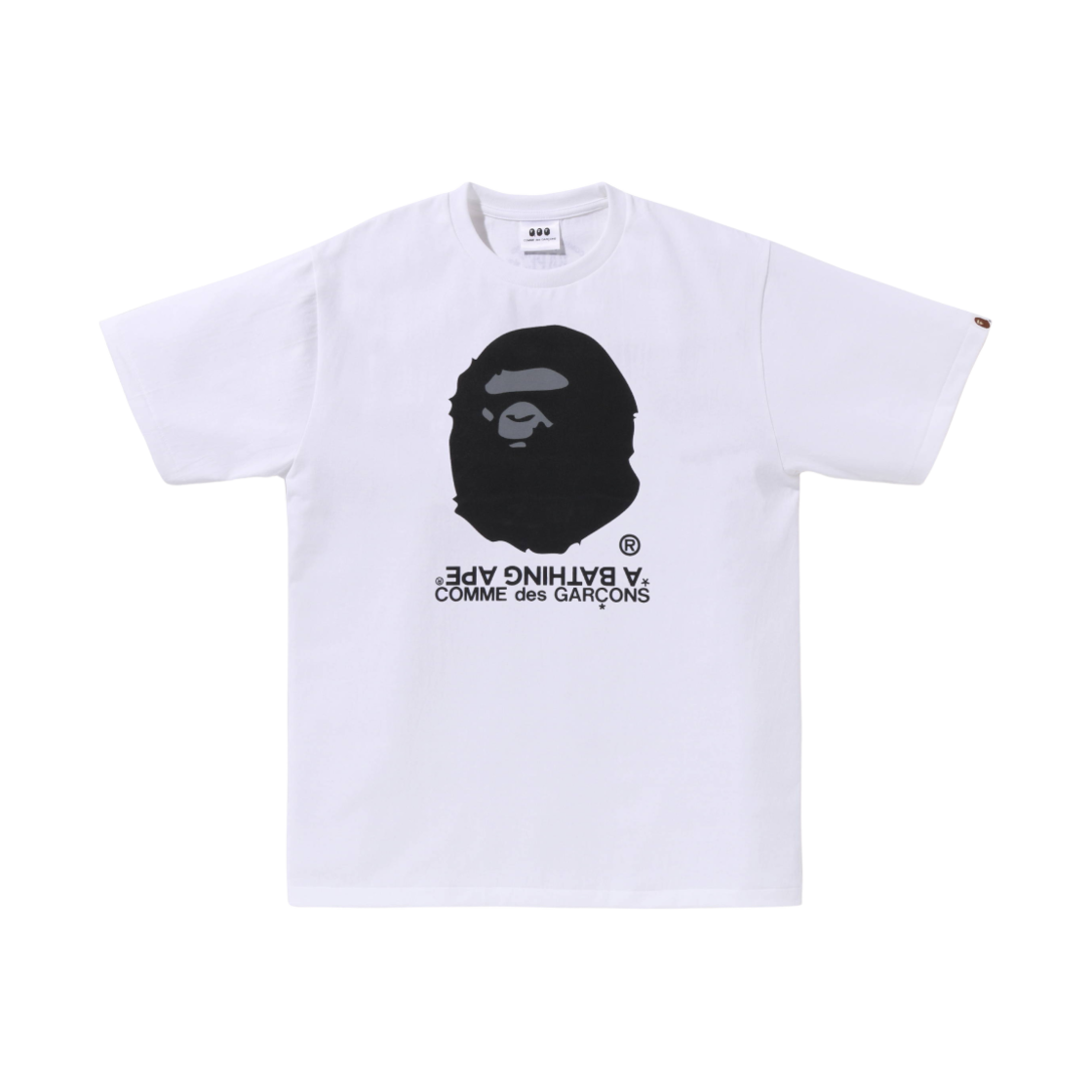 베이프 x 꼼데가르송 오사카 어 베이싱 에이프 티셔츠 화이트(BAPE x Comme des Garcons Osaka A Bathing Ape T-Shirt White)