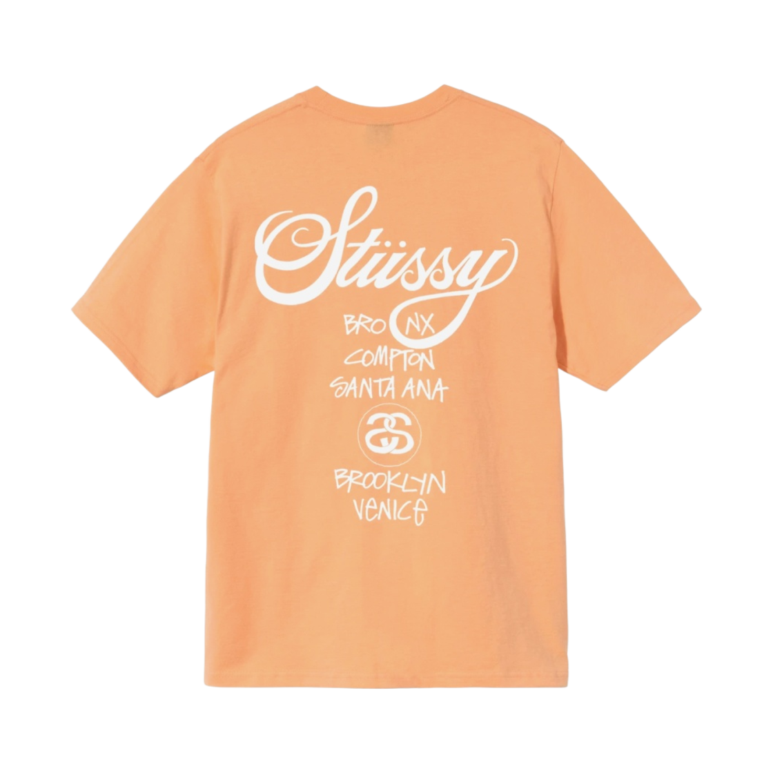 스투시 월드투어 티셔츠 피치 2021(Stussy World Tour T-Shirt Peach 2021) - 2