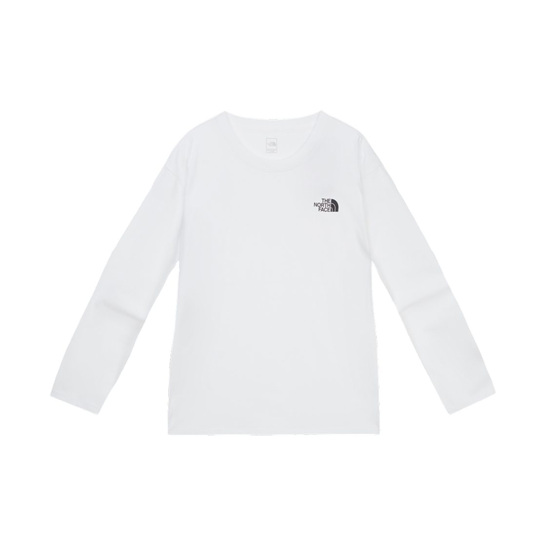 NT7TR10B The North Face Brenta L/S Round T-Shirt White - 25SS