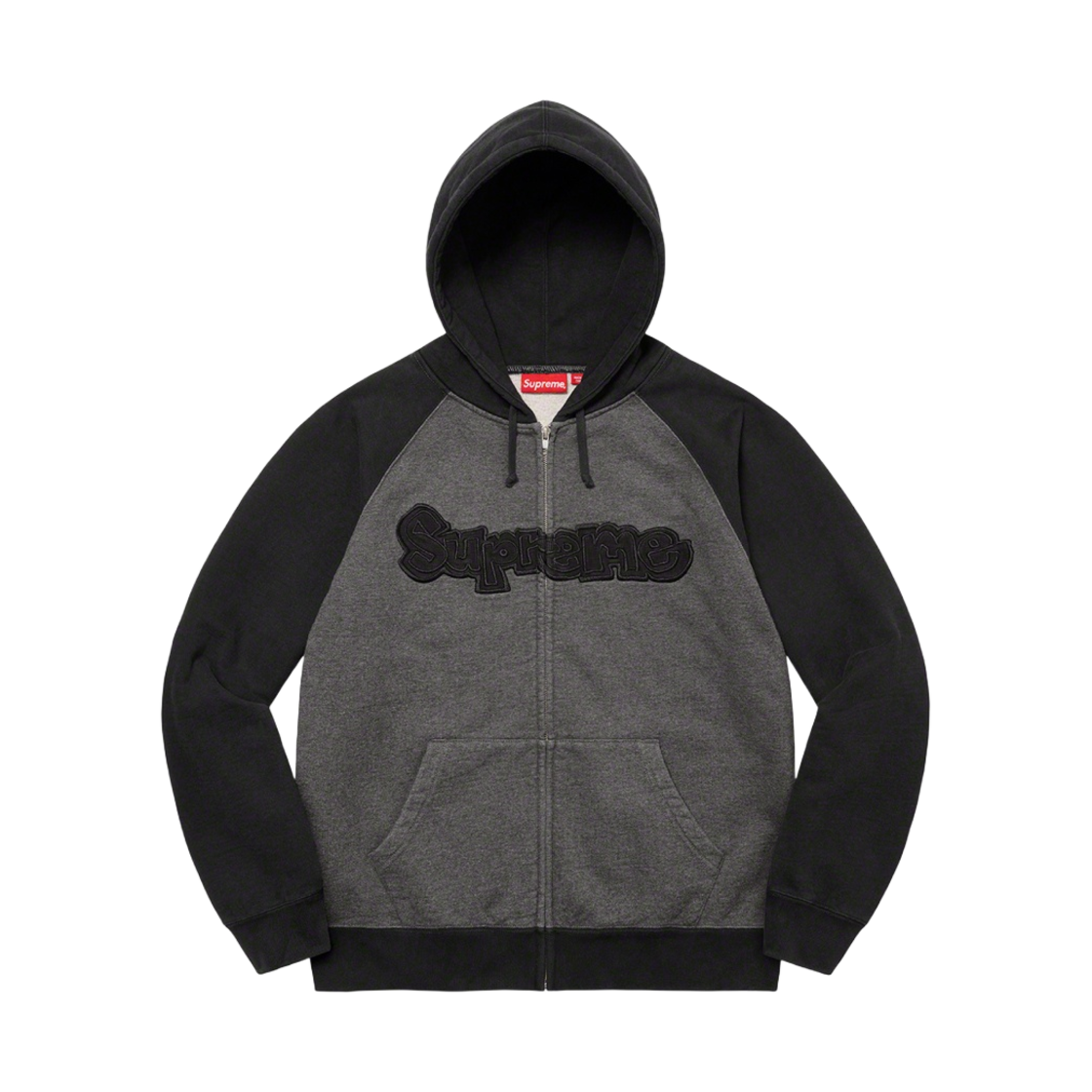 슈프림 곤즈 아플리케 집업 후드 스웨트셔츠 블랙 - 22FW(Supreme Gonz Applique Zip Up Hooded Sweatshirt Black - 22FW) - 1