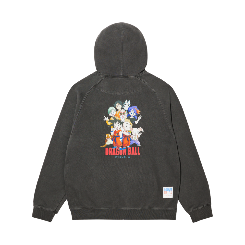 DRGBCL030 DB Graphic Zip-Up Hoodie Black