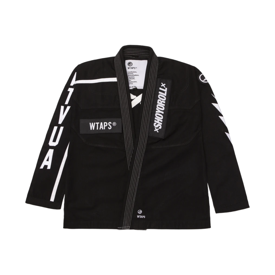 소요롤 x 더블탭스 기모노 블랙(Shoyoroll x Wtaps Kimono Black)