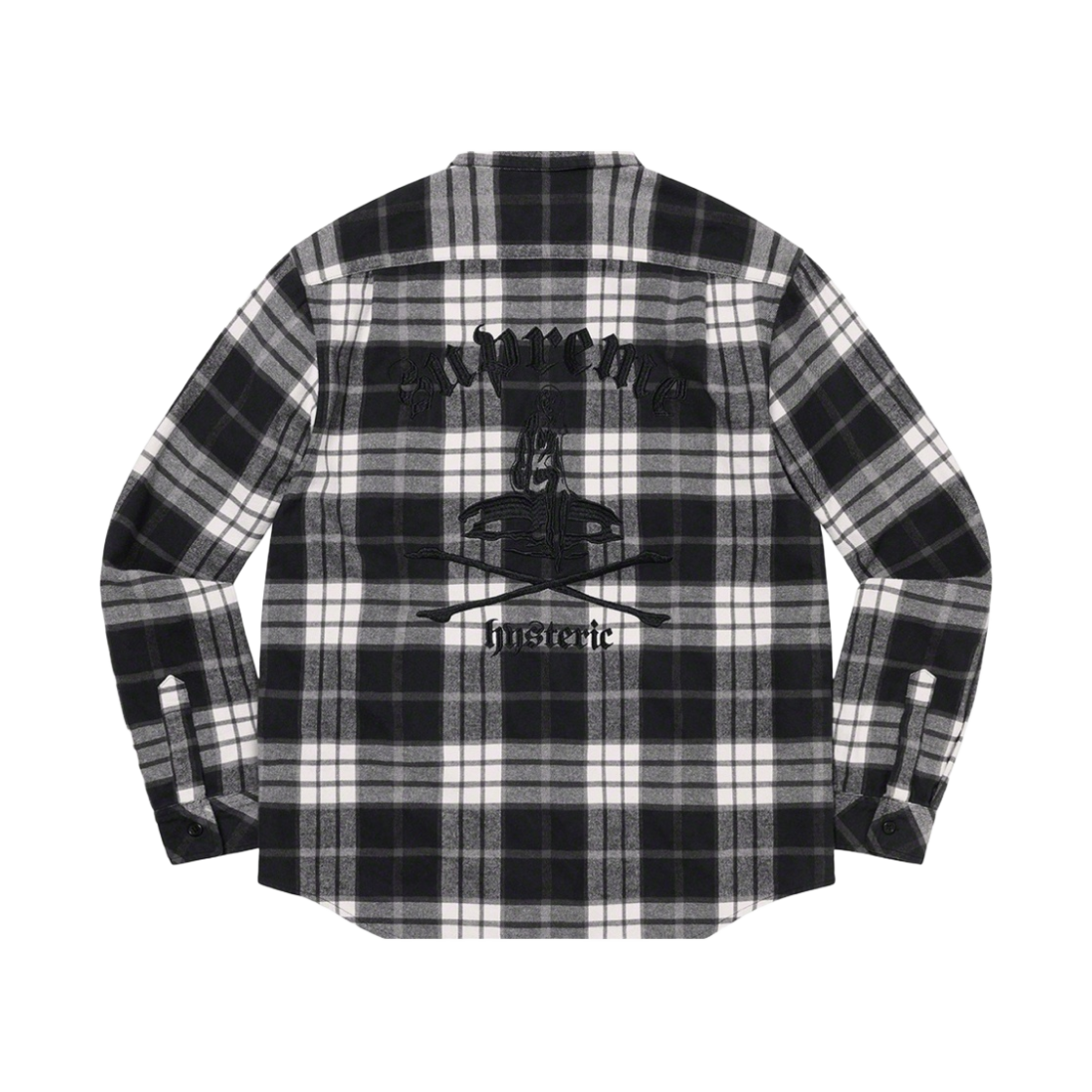 슈프림 x 히스테릭 글래머 플래드 플란넬 셔츠 블랙 - 21SS(Supreme x Hysteric Glamour Plaid Flannel Shirt Black - 21SS) - 2