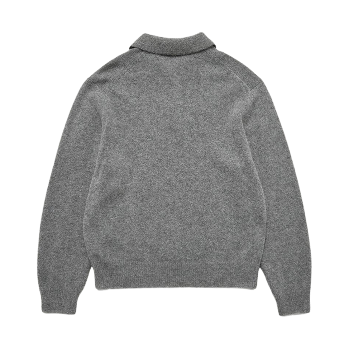 던스트 칼라드 베이비 알파카 스웨터 멜란지 그레이(Dunst Collared Baby Alpaca Sweater Melange Grey) - 2