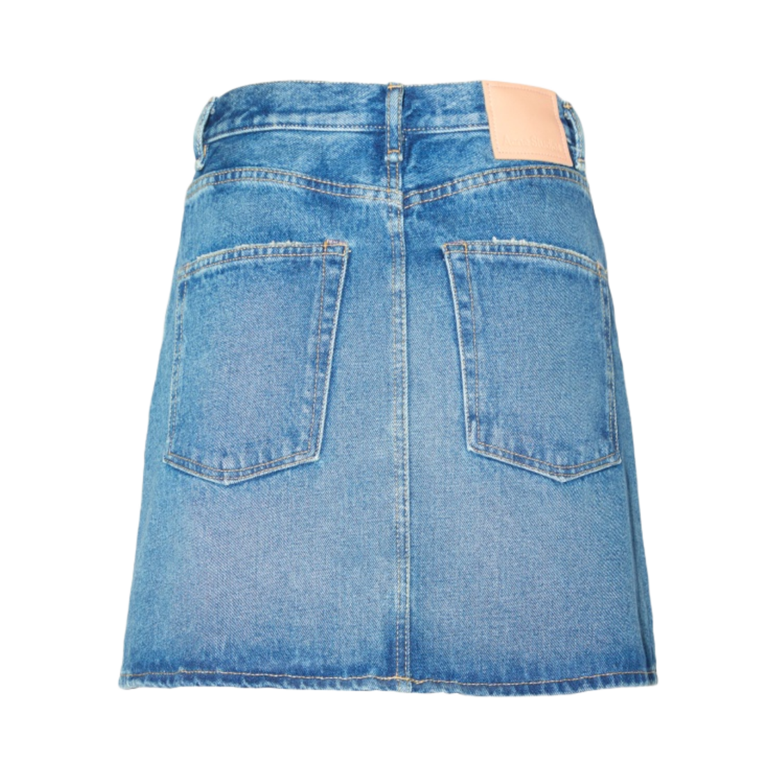 (W) 아크네 스튜디오 데님 미니 스커트 미드 블루((W) Acne Studios Denim Mini Skirt Mid Blue) - 2