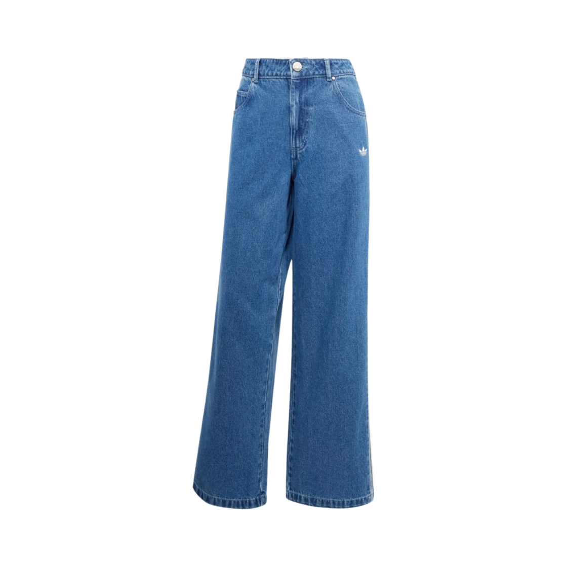 JD2574 (W) Adidas Originals Adicolor Denim 3-Stripes Track Pants Indigo Denim - KR Sizing