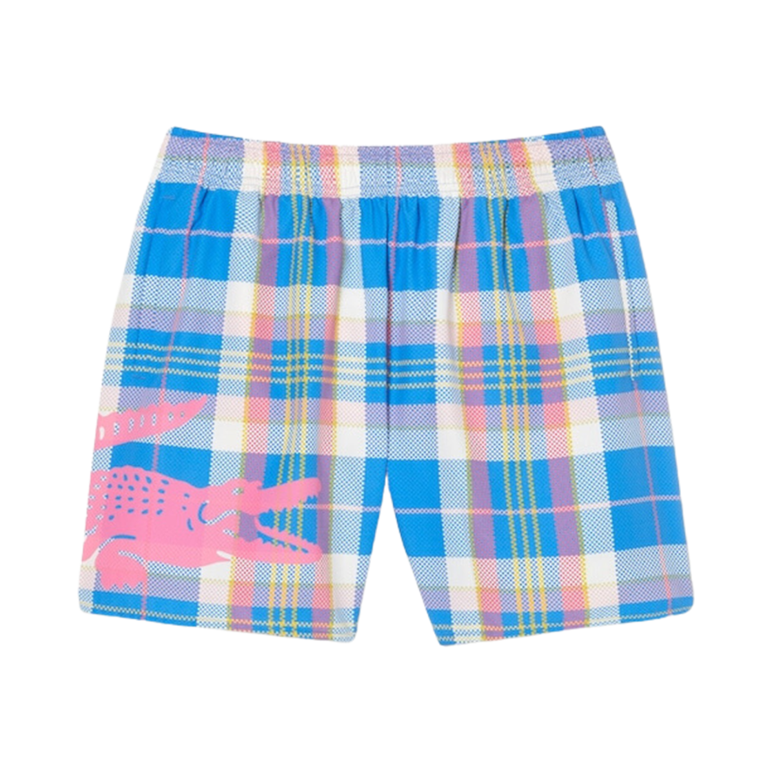라코스테 마드라스 체크 스윔팬츠 블루 화이트(Lacoste Madras Check Swimpants Blue White) - 1