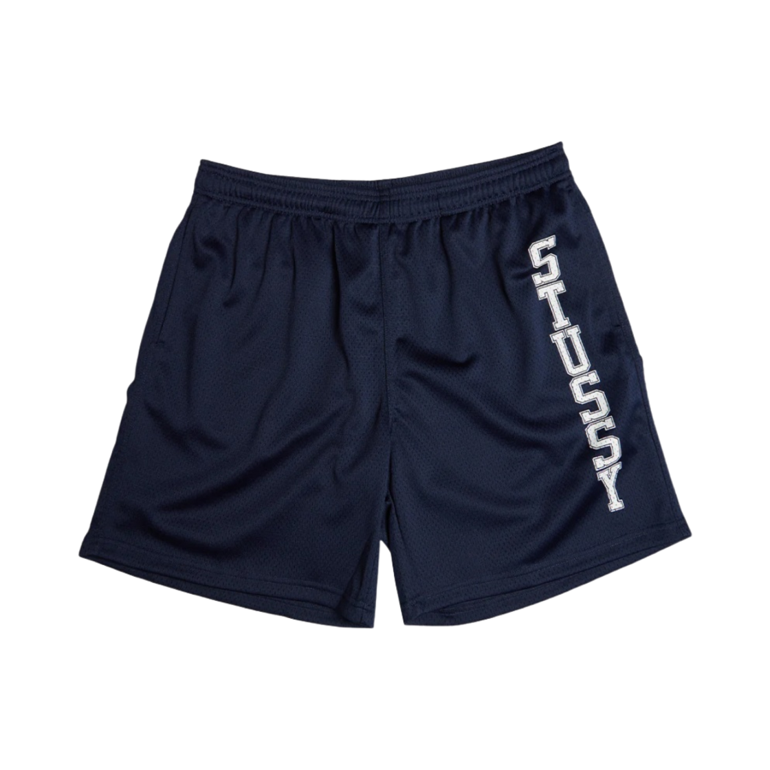 스투시 컬리지에이트 메쉬 쇼츠 네이비(Stussy Collegiate Mesh Shorts Navy) - 1