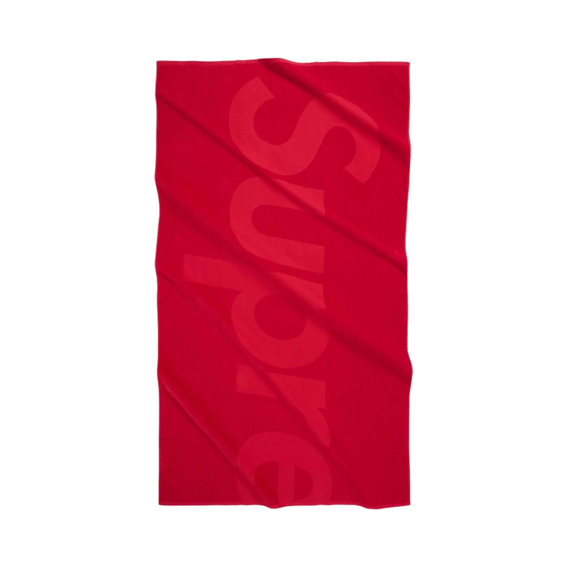 - Supreme Tonal Logo Towel Red - 24SS