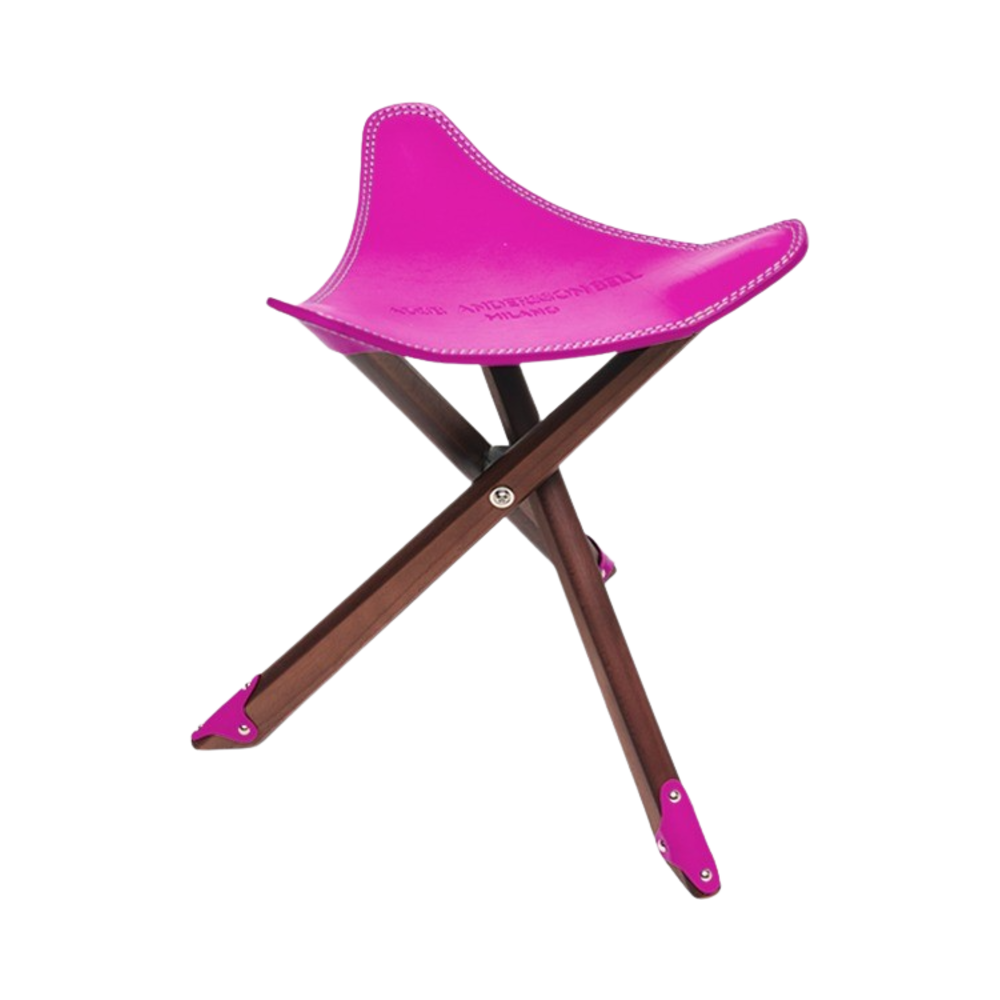 aaa426u(PINK) ADSB Anderson Bell Milano Leather Tripod Stool Pink