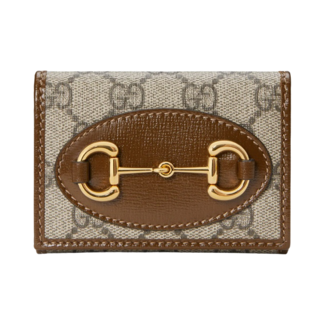 644462-92TCG-8563 Gucci Horsebit 1955 Wallet Beige Ebony