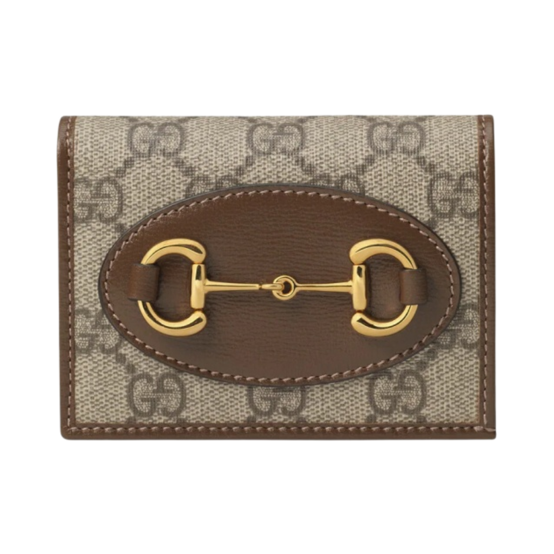 구찌 홀스빗 1955 카드 케이스 지갑 브라운(Gucci Horsebit 1955 Card Case Wallet Brown)