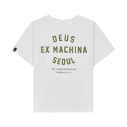(Kids) Deus Ex Machina College Samcheong T-Shirt White