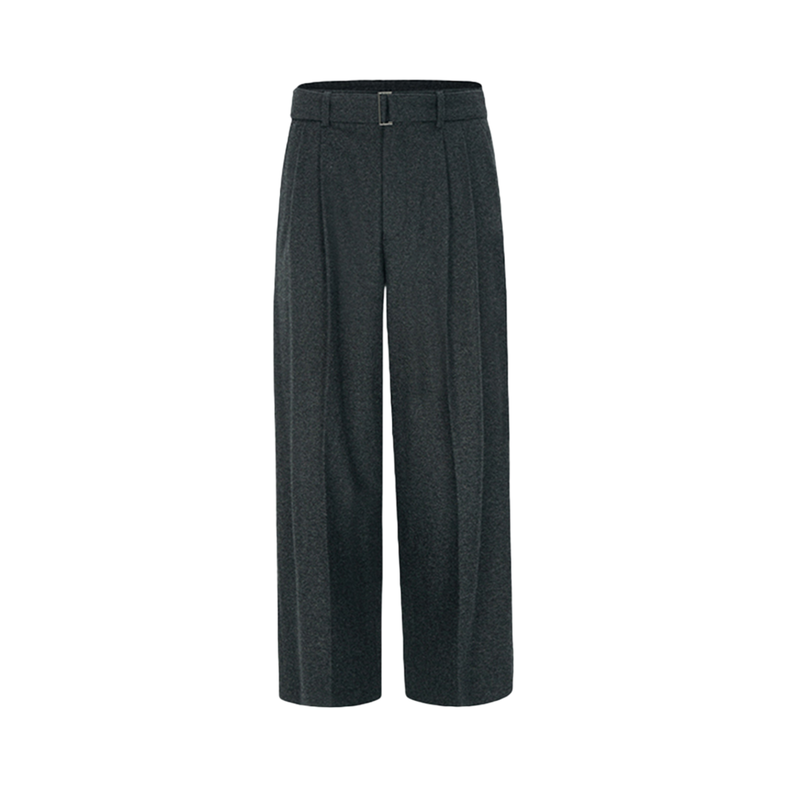 LH2479PT010EGR Le17Septembre Wool Belted Trousers Gray