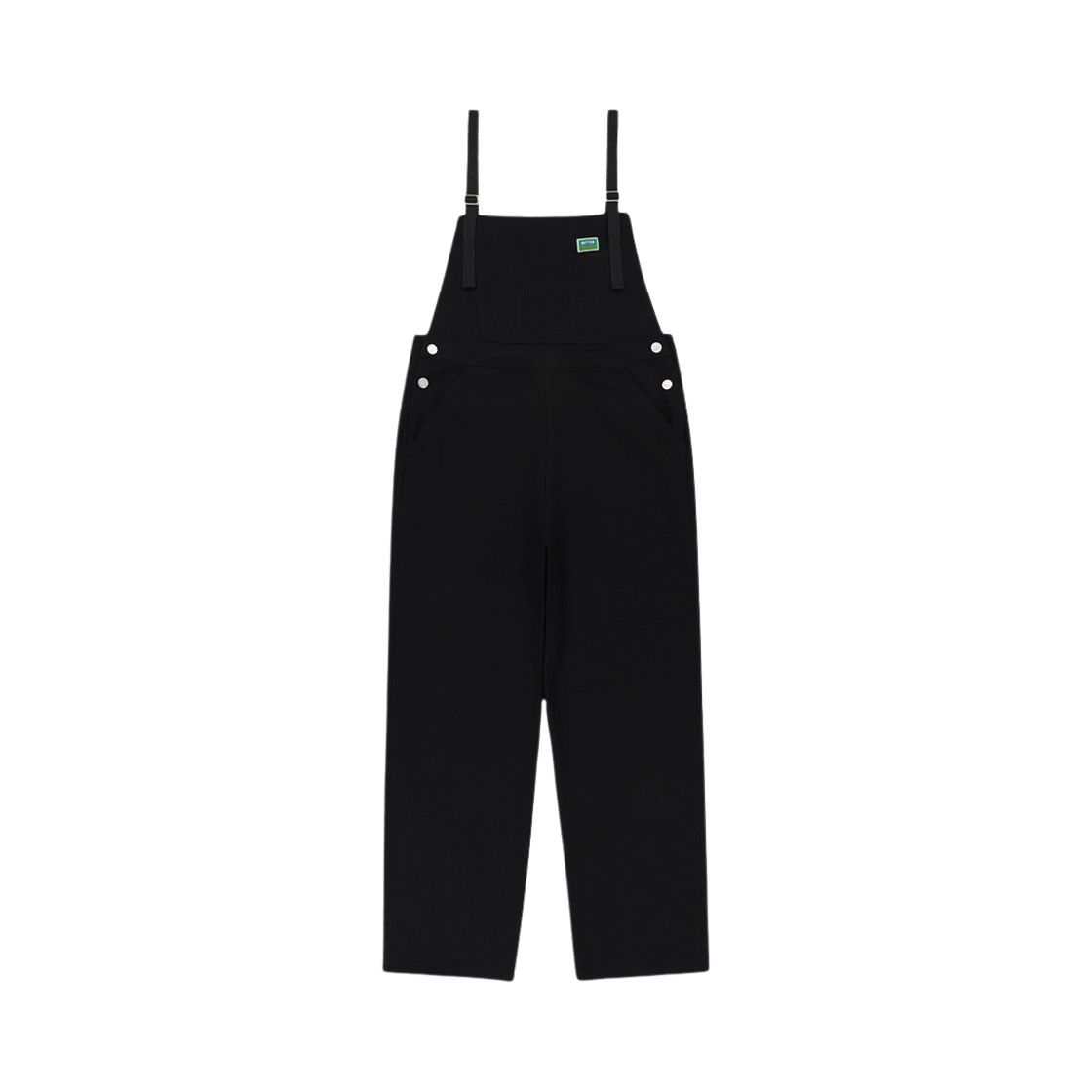 그린버터 테디스 코튼 오버롤 팬츠 블랙(Greenbutter Teddys Cotton Overall pants Black) - 1