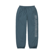 Supreme Spellout Embroidered Track Pants Dark Blue - 23FW
