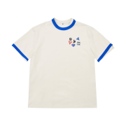 Ader Error Badge T-Shirt Ivory