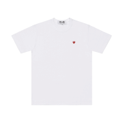 Play Comme des Garcons Mini Red Heart T-Shirt White