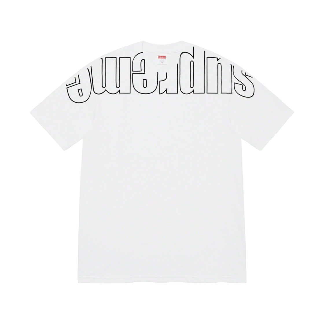 슈프림 업사이드 다운 티셔츠 화이트 - 22FW(Supreme Upside Down T-Shirt White - 22FW) - 1