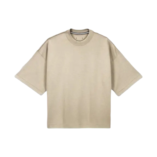 Nike NSW Tech Fleece Reimagined Oversized Short Sleeve Sweatshirt Khaki - US/EU