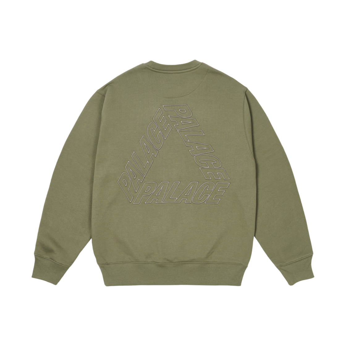 - Palace Outline P-3 Crew Olive - 24SS