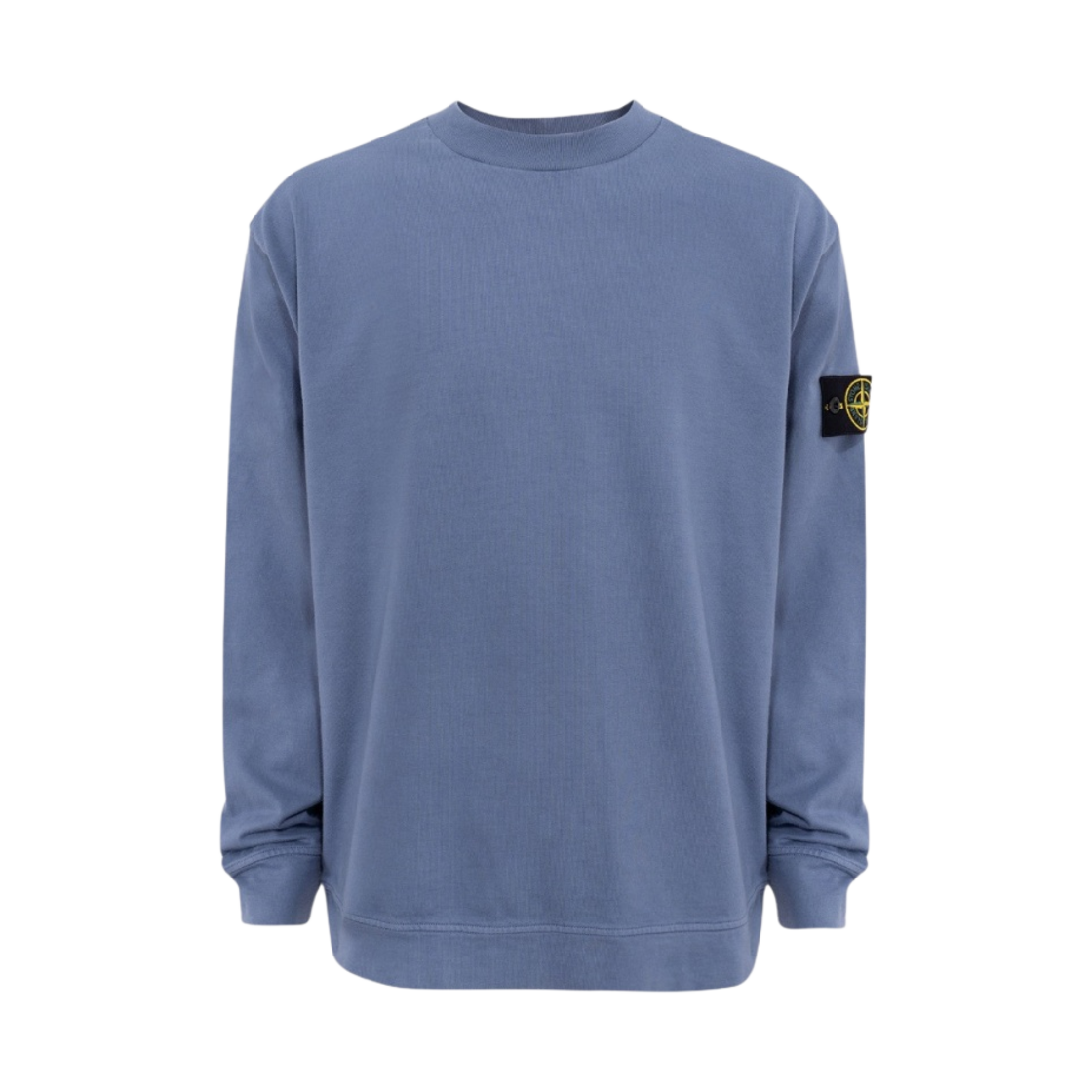 스톤 아일랜드 63750 가먼트 다이드 거즈드 코튼 크루넥 스웨트셔츠 아비오 블루 - 22FW(Stone Island 63750 Garment Dyed Gauzed Cotton Crewneck Sweatshirt Avio Blue - 22FW) - 1