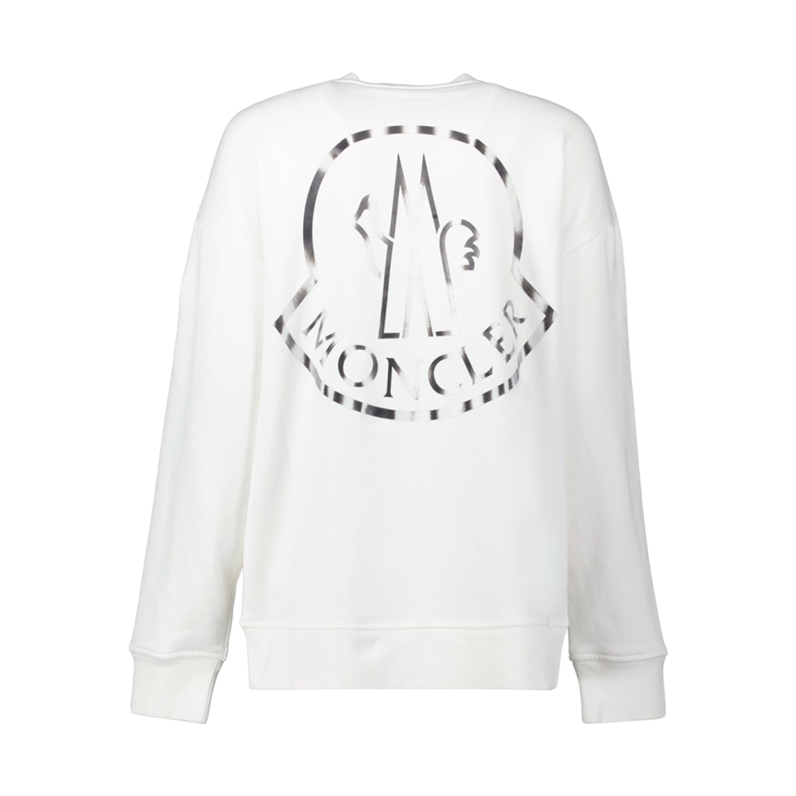 (W) 몽클레르 로고 스웨트셔츠 화이트 - 22FW((W) Moncler Logo Sweatshirt White - 22FW) - 2