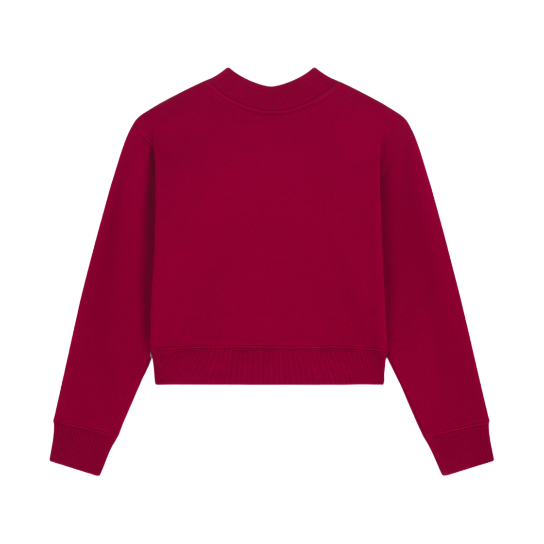 (W) 메종 키츠네 그라디언트 박시 스웨트셔츠 윈터베리((W) Maison Kitsune Gradient Boxy Sweatshirt Winterberry) - 2