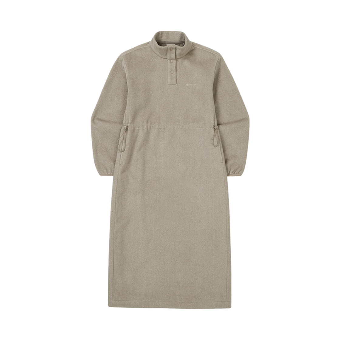 (W) 스노우 피크 웜 플리스 스탠드넥 원피스 베이지((W) Snow Peak Warm Fleece Stand Neck One Piece Beige)