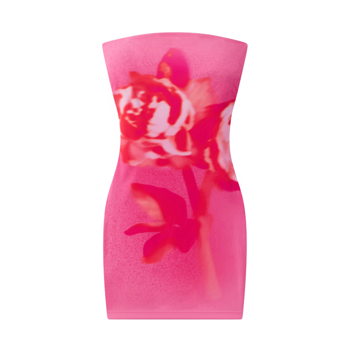 (W) 카이 x 이오네스 스무스 스트레치 스트랩리스 미니 드레스 핑크 피오니((W) Khy x Ioannes Smooth Stretch Strapless Mini Dress Pink Peony)