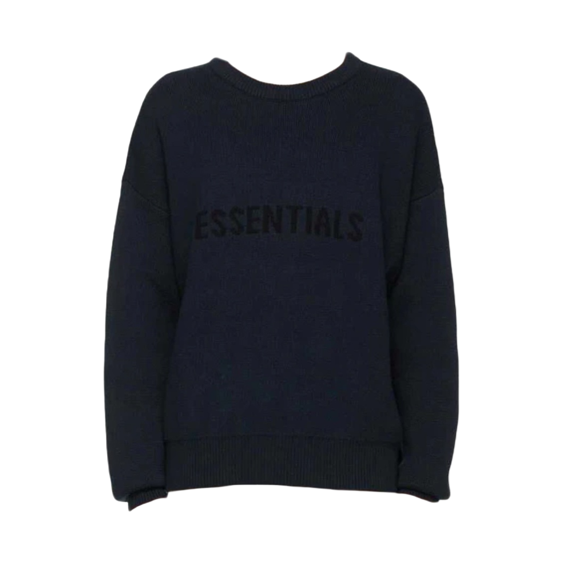 에센셜 니트 스웨터 네이비/다크 네이비 - 에센스 한정