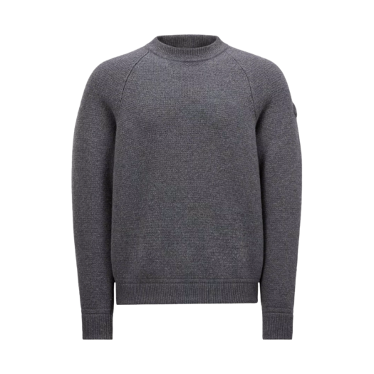 Moncler Wool & Cashmere Sweater Dark Grey - 24FW